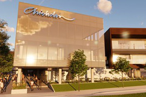 Conceptual drawing of Building C façade on Fletcher Road