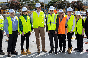 Chisholm Board Tours Frankston Redevelopment Site