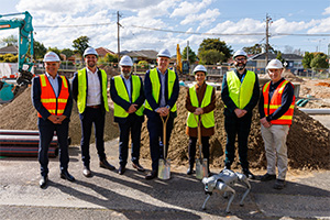 Key project representatives and Chisholm leadership gathered at the event, including directors, executives, and board members.