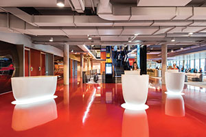 Reception area of PwC Australia